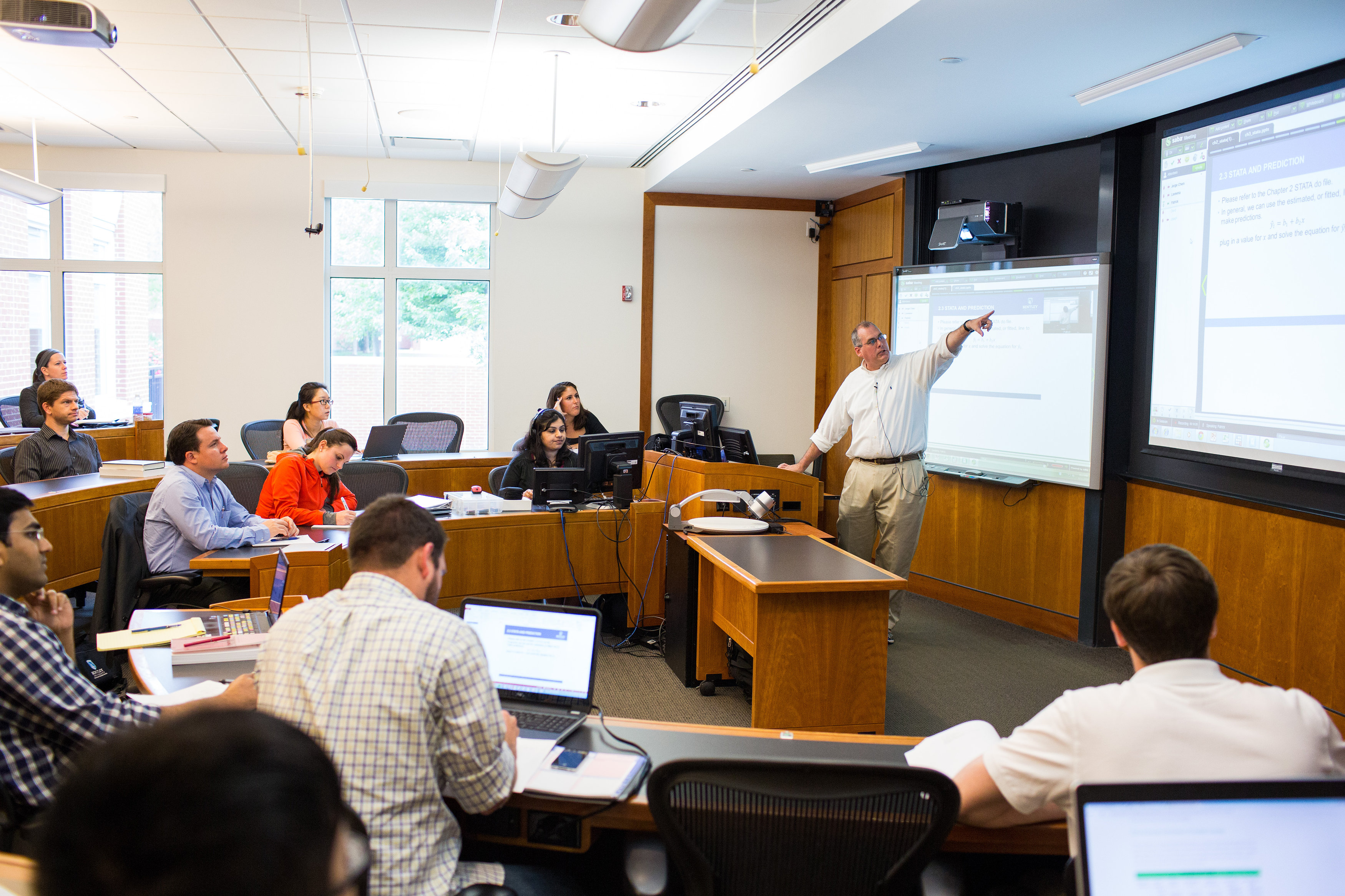 A Bentley Graduate Education with Focus on Experiential Learning